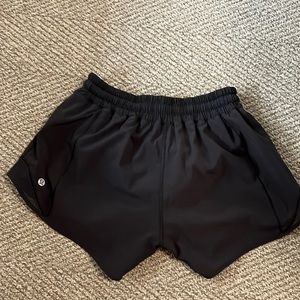 Hotty hot lululemon 4 inch low rise shorts